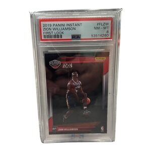 2019 Panini Instant Zion Williamson First Look PSA 8 Rookie Card‎